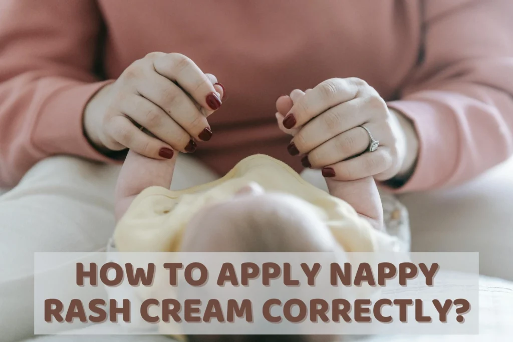how to apply nappy rash cream correctly